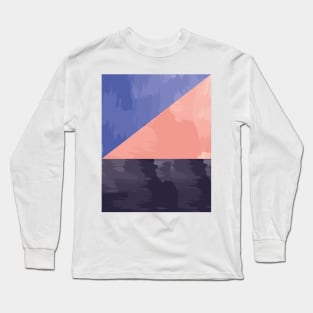 Aesthetic watercolor abstract illustration Long Sleeve T-Shirt